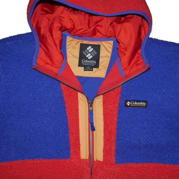 Columbia Backbowl II Remastered Full Zip Fleece Hoodie Jacket Men's Size M NWT - Picture 7 of 16